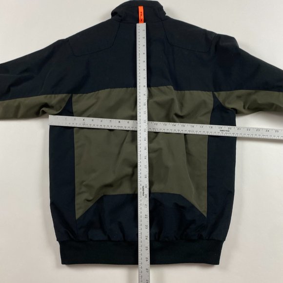 RLX Ralph Lauren McKinley Jacket Mens Medium Olive Green Black Nylon - Picture 11 of 13
